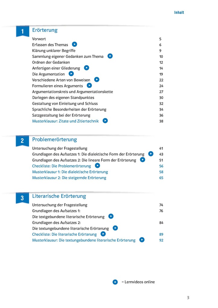 Weitere Ansicht: Klausur-Training - Deutsch Erörterung