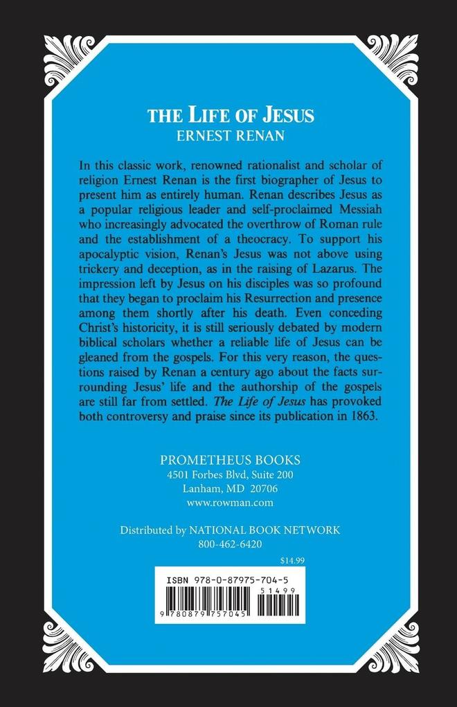 Weitere Ansicht: The Life of Jesus | Ernest Renan