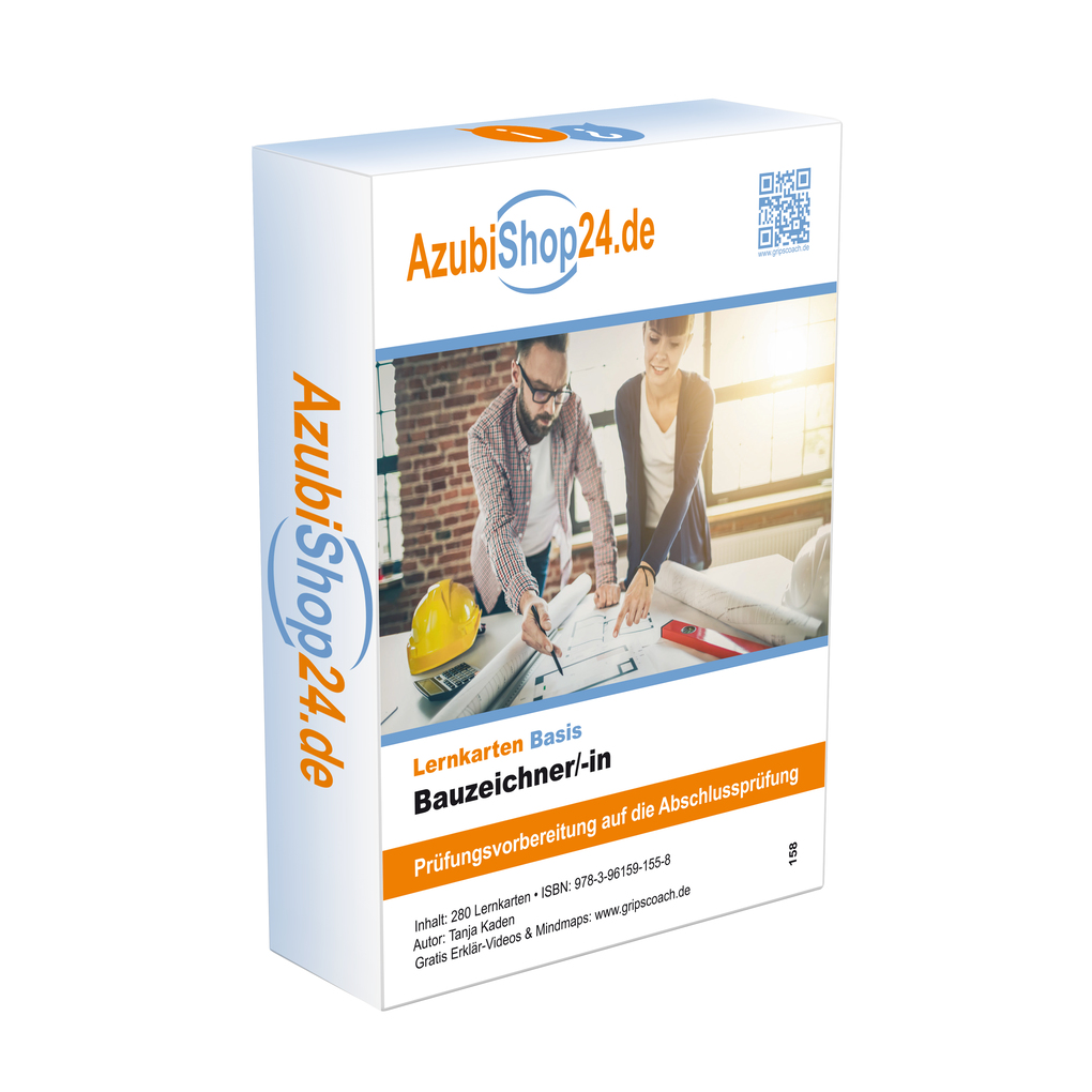 Weitere Ansicht: AzubiShop24.de Kombi-Paket Lernkarten Bauzeichner/-in | Jennifer Christiansen, Tanja Kaden, Princoso GmbH