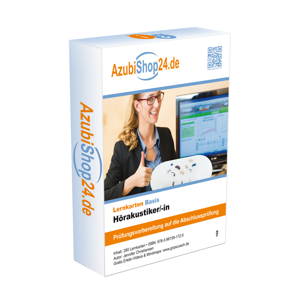 Weitere Ansicht: AzubiShop24.de Kombi-Paket Lernkarten Hörakustiker/-in | Michaela Rung-Kraus, Jennifer Christiansen
