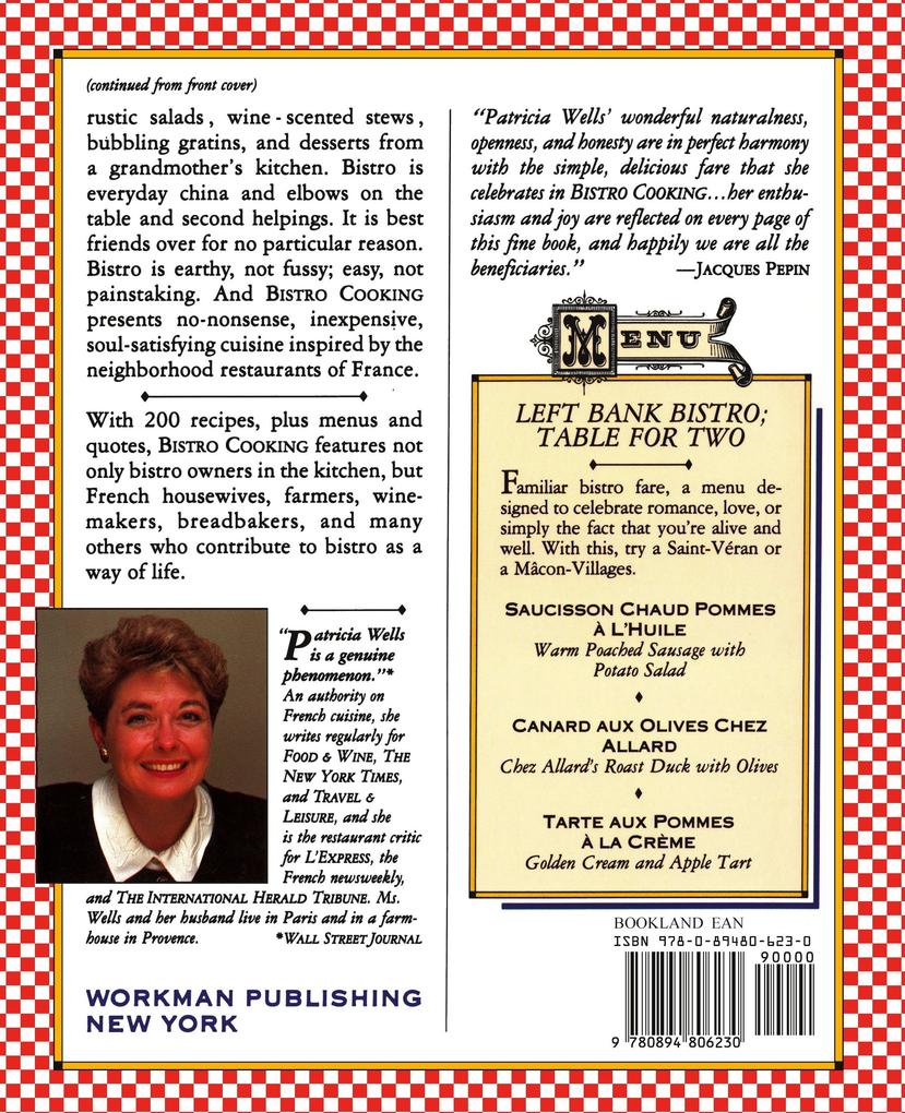 Weitere Ansicht: Bistro Cooking | Patricia Wells