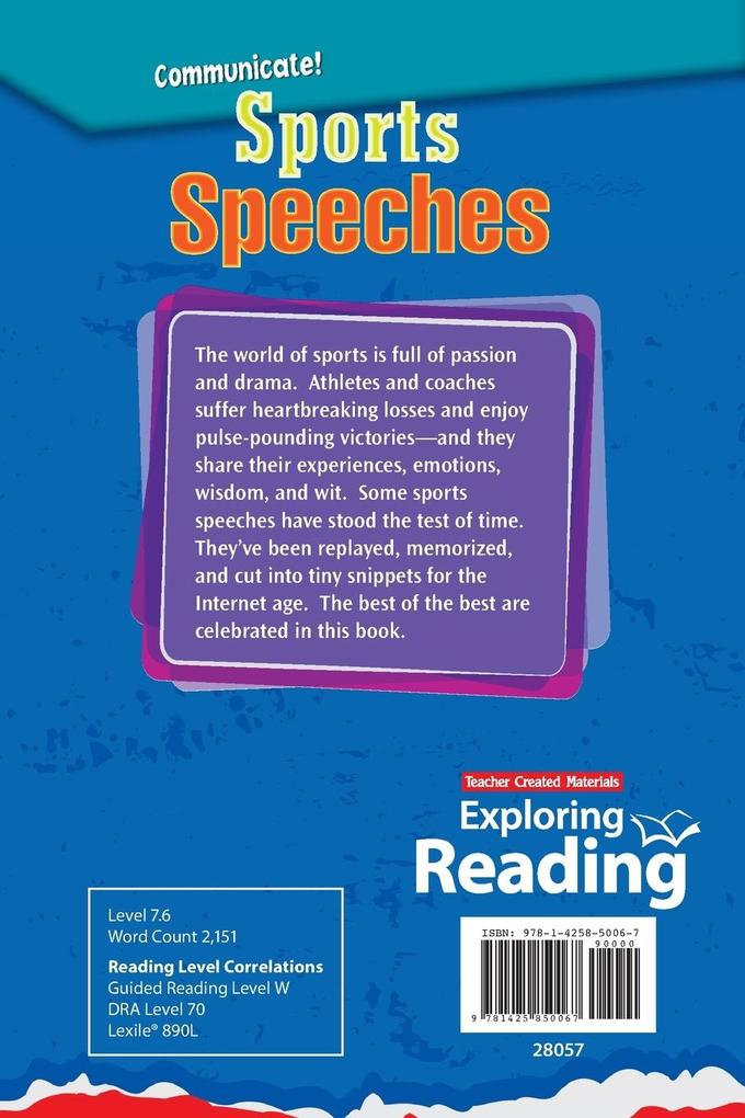 Weitere Ansicht: Communicate! Sports Speeches | Ben Nussbaum