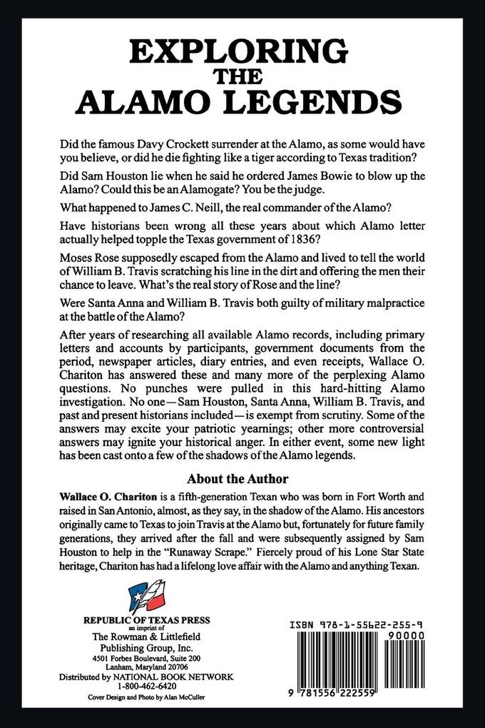 Weitere Ansicht: Exploring Alamo Legends | Wallace Chariton