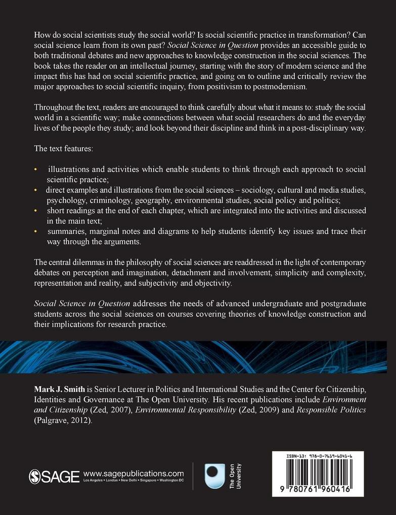 Weitere Ansicht: Social Science in Question | Mark J Smith