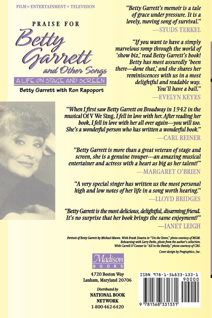 Weitere Ansicht: Betty Garrett and Other Songs | Betty Garrett