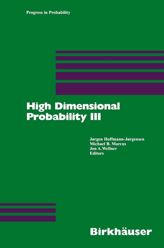 Produktbild: High Dimensional Probability III