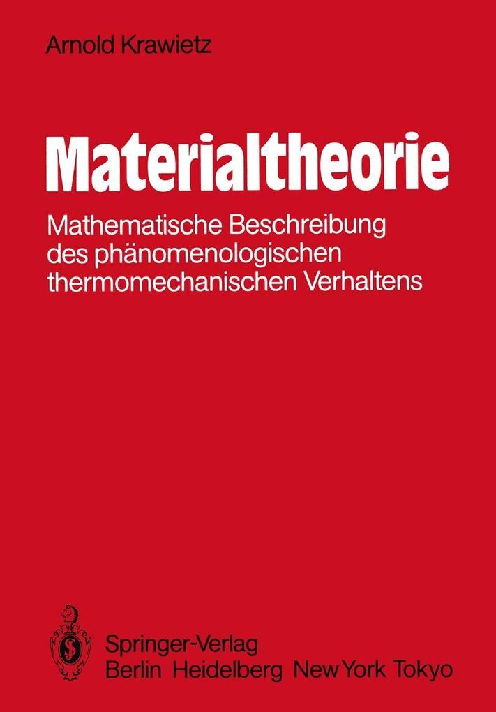 Produktbild: Materialtheorie | A. Krawietz
