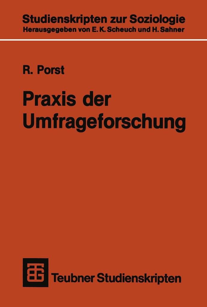 Produktbild: Praxis der Umfrageforschung