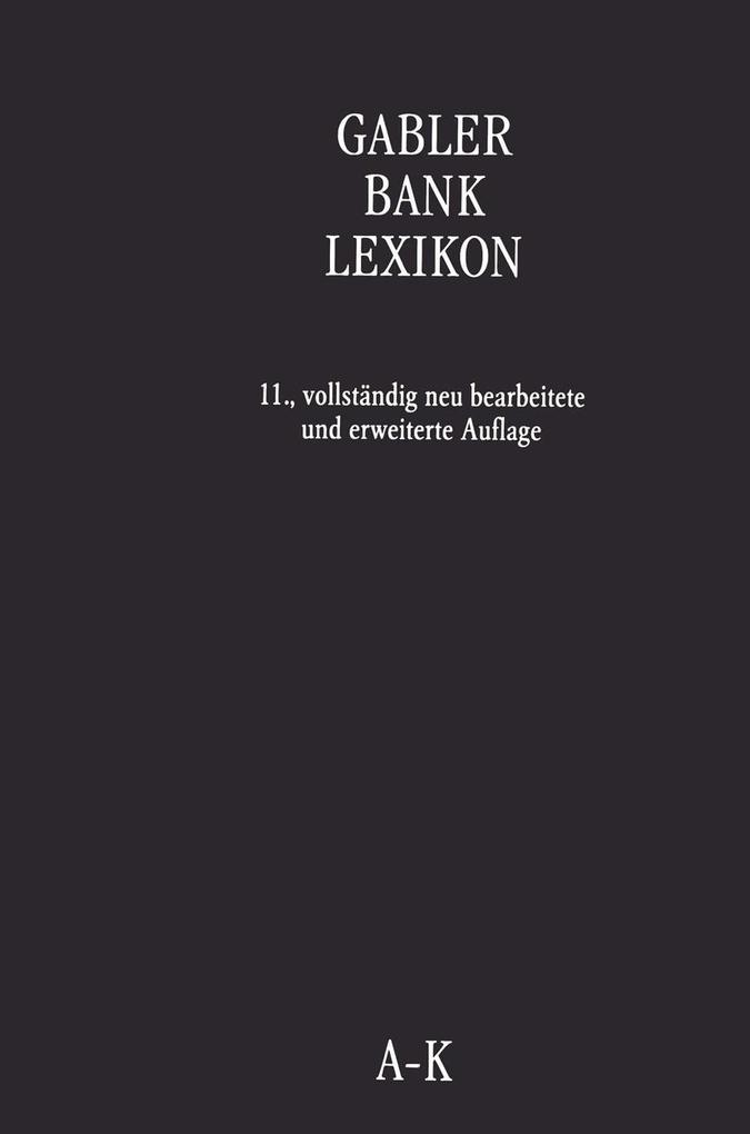 Produktbild: Gabler Bank Lexikon | Wolfgang Grill
