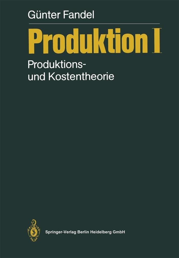 Produktbild: Produktion I | Günter Fandel