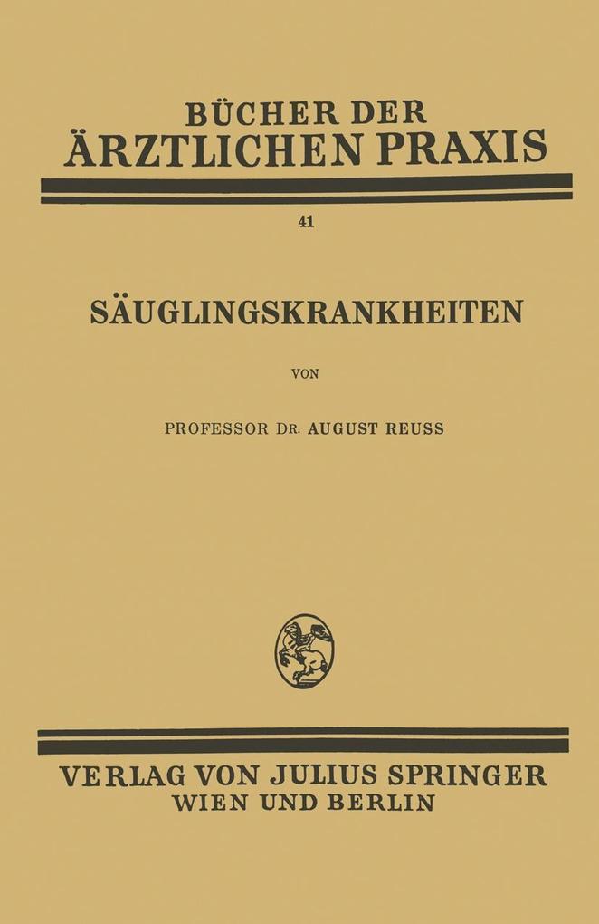 Produktbild: Säuglingskrankheiten | August Reuß