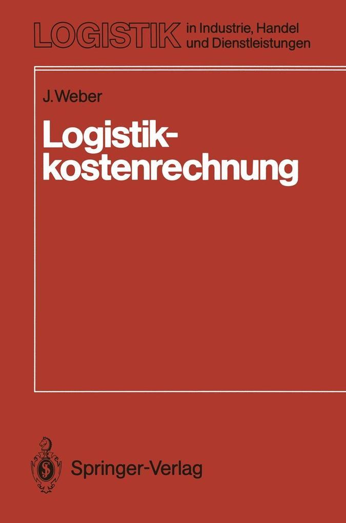 Produktbild: Logistikkostenrechnung | Jürgen Weber