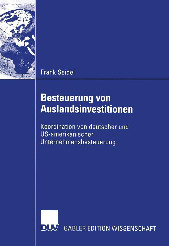 Produktbild: Besteuerung von Auslandsinvestitionen | Frank Seidel