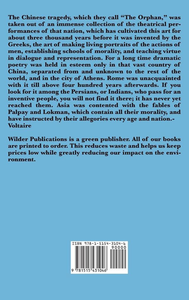 Weitere Ansicht: The Orphan of China | Voltaire