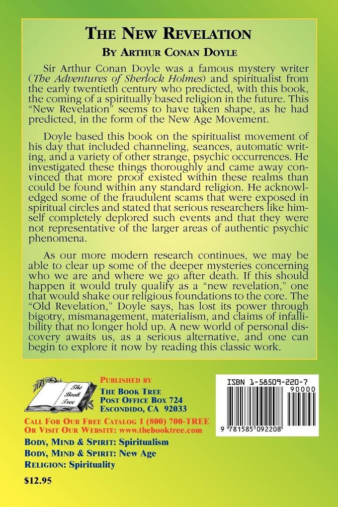 Weitere Ansicht: The New Revelation | Arthur Conan Doyle