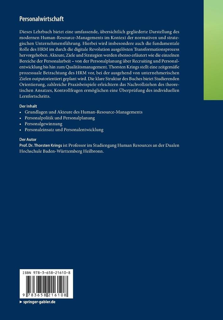 Weitere Ansicht: Personalwirtschaft | Thorsten Krings