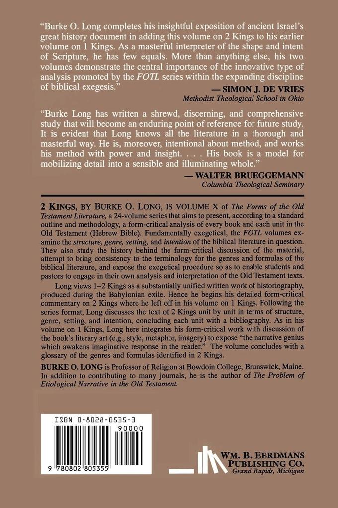 Weitere Ansicht: 2 Kings | Burke O. Long