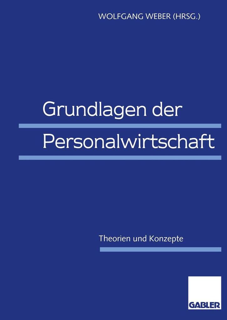 Produktbild: Grundlagen der Personalwirtschaft
