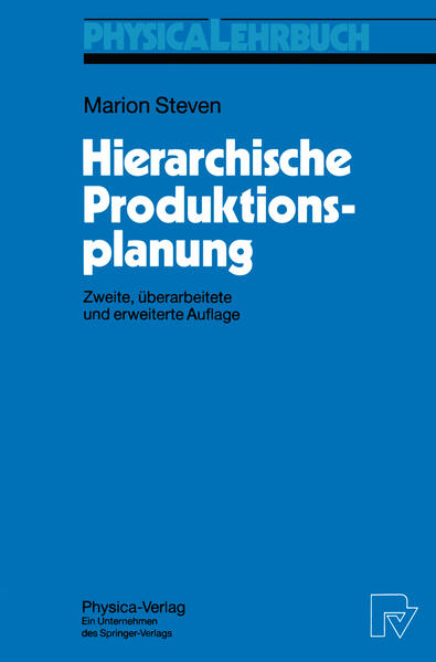 Produktbild: Hierarchische Produktionsplanung | Marion Steven