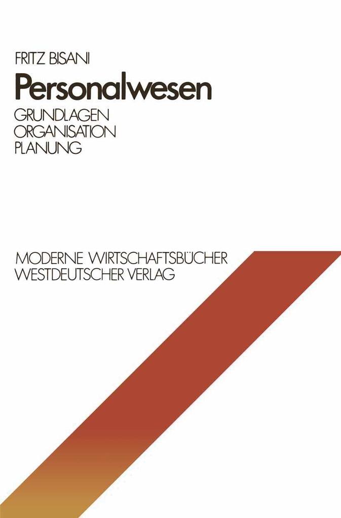 Produktbild: Personalwesen | Fritz Bisani