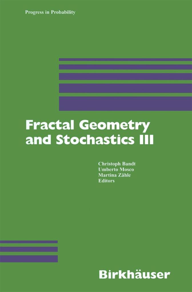 Produktbild: Fractal Geometry and Stochastics III