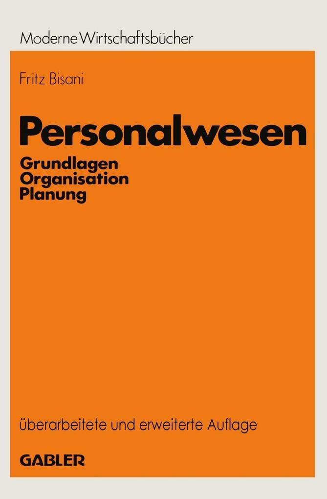 Produktbild: Personalwesen | Fritz Bisani