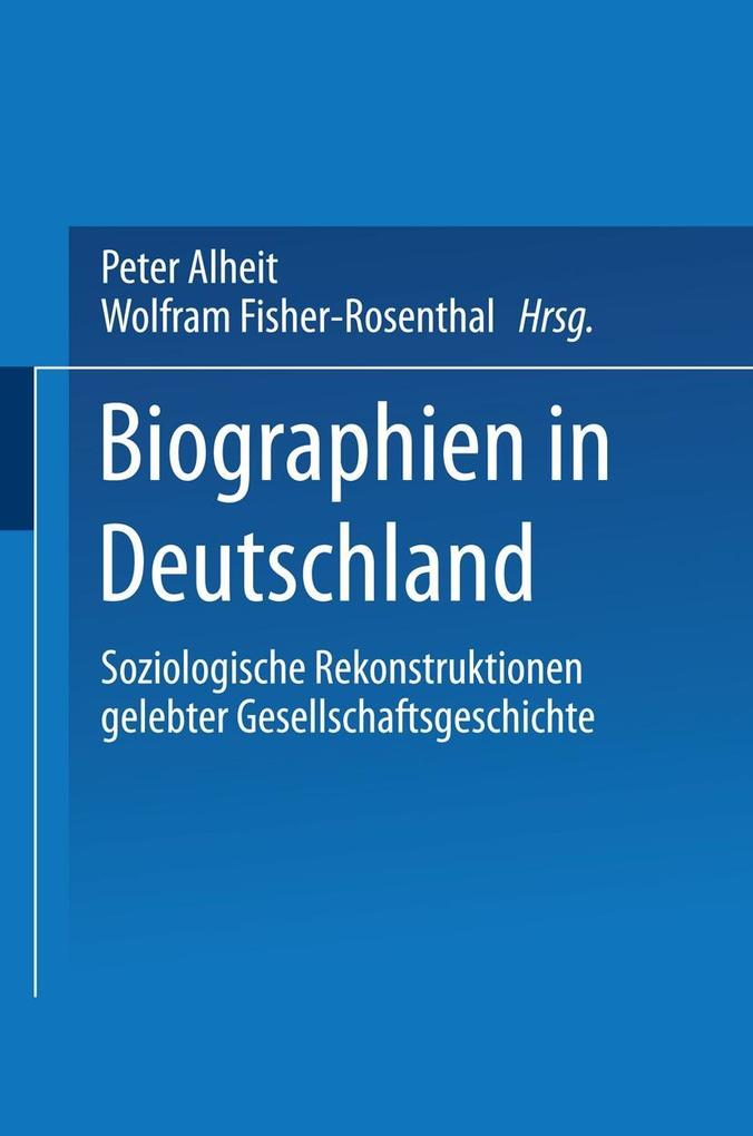 Produktbild: Biographien in Deutschland