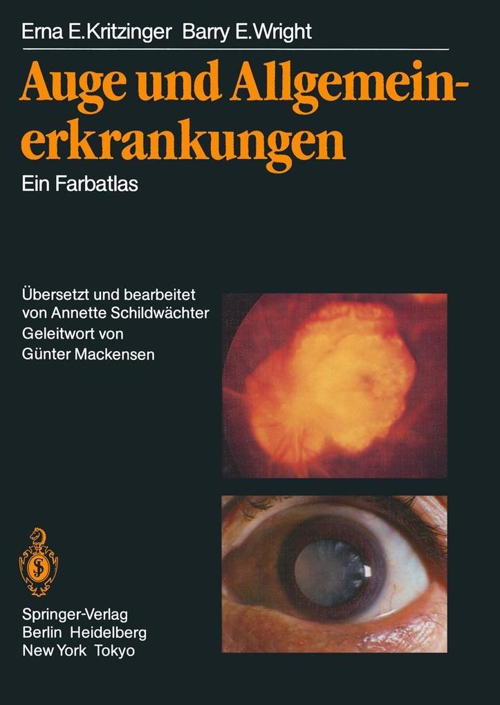 Produktbild: Auge und Allgemeinerkrankungen | Erna E. Kritzinger, Barry E. Wright