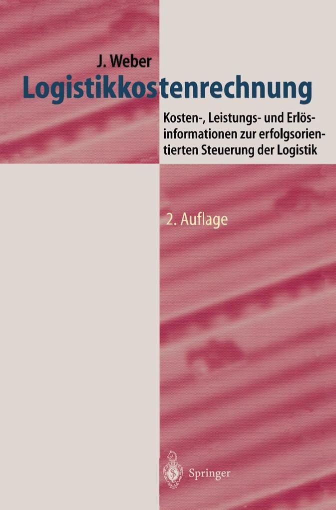Produktbild: Logistikkostenrechnung | Jürgen Weber