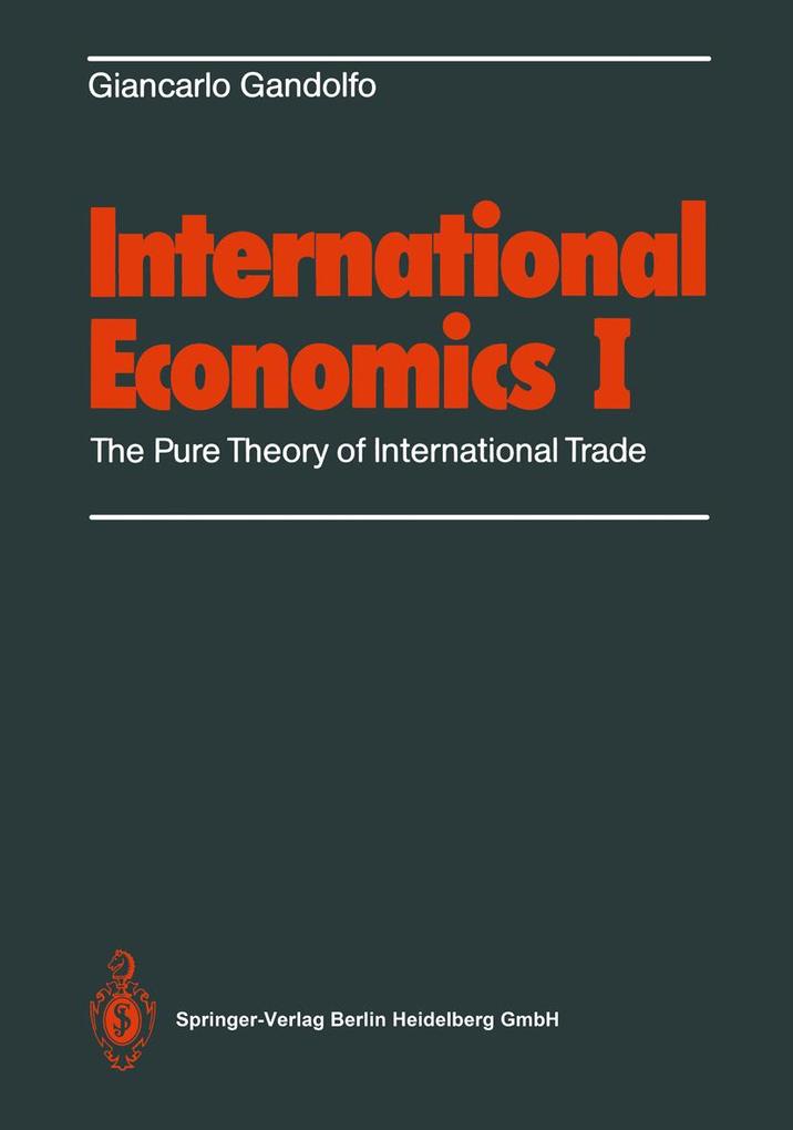 Produktbild: International Economics | Giancarlo Gandolfo