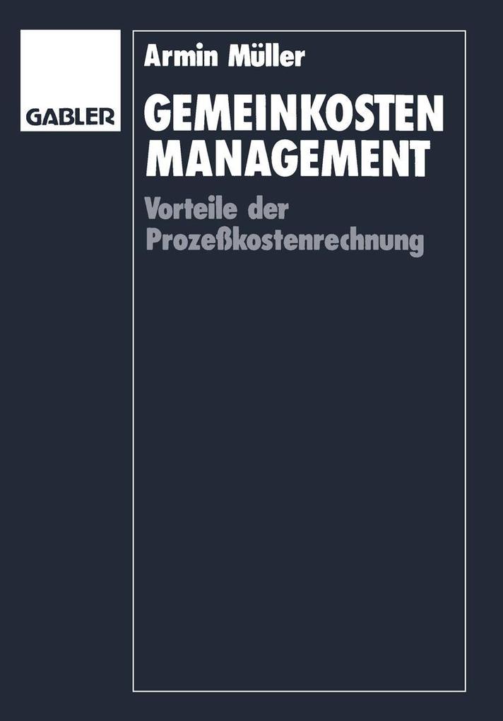 Produktbild: Gemeinkosten-Management | Armin Müller