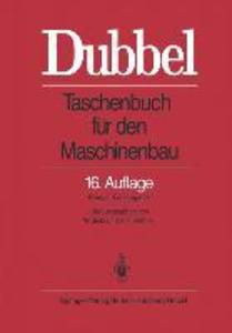Produktbild: Dubbel: Taschenbuch für den Maschinenbau