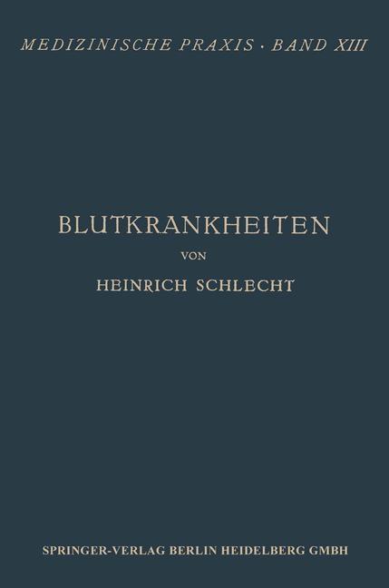 Produktbild: Blutkrankheiten | Heinrich Schlecht