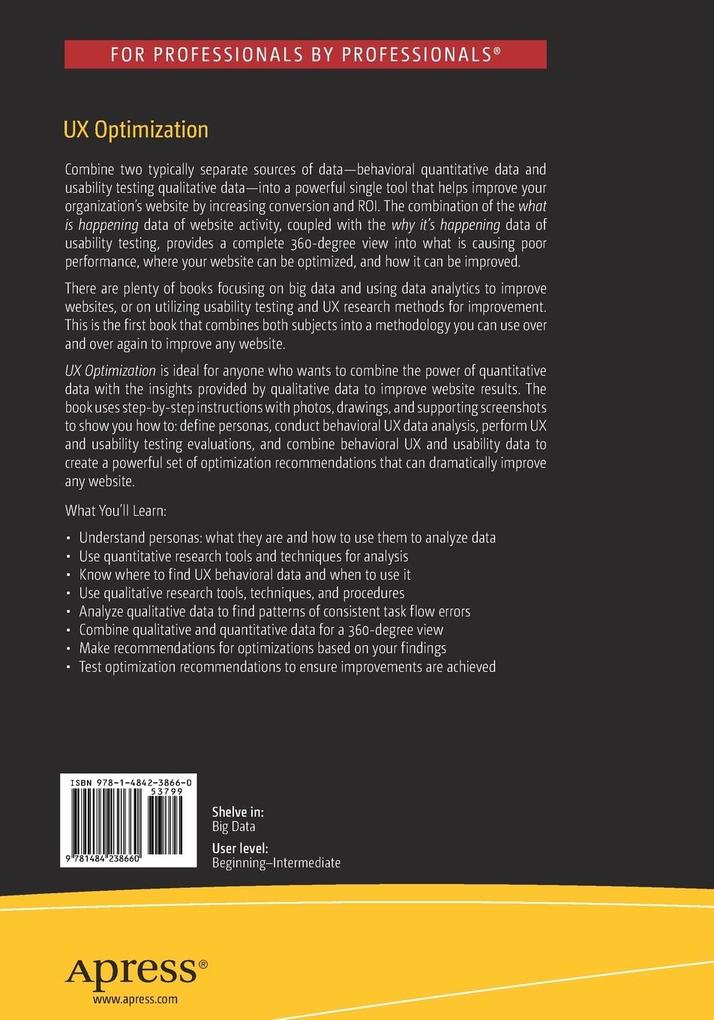 Weitere Ansicht: UX Optimization | W. Craig Tomlin