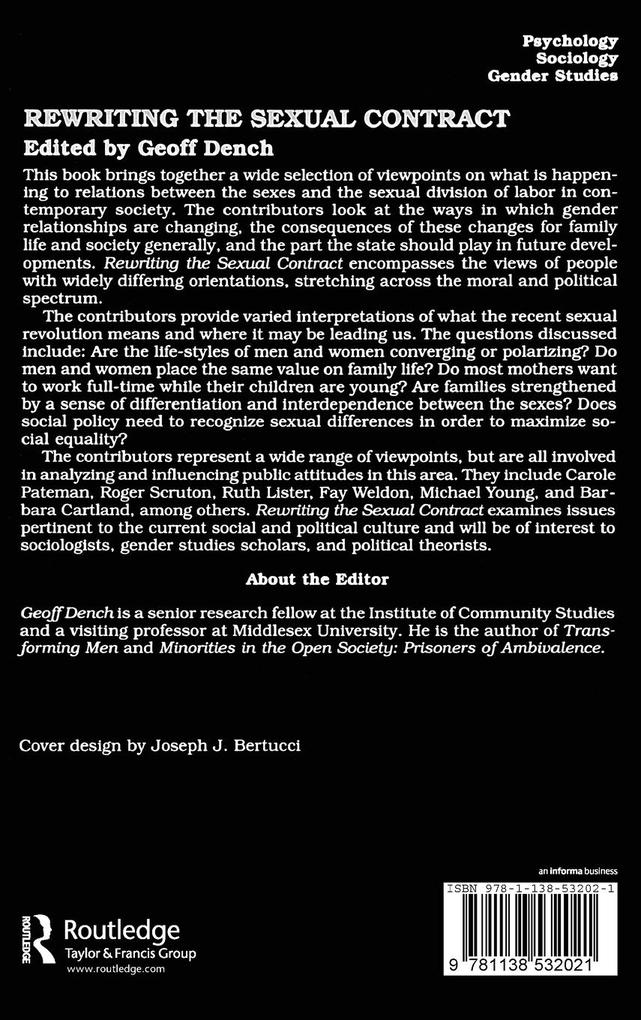 Weitere Ansicht: Rewriting the Sexual Contract | Dench Geoff