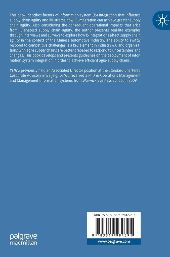 Weitere Ansicht: Achieving Supply Chain Agility | Yi Wu
