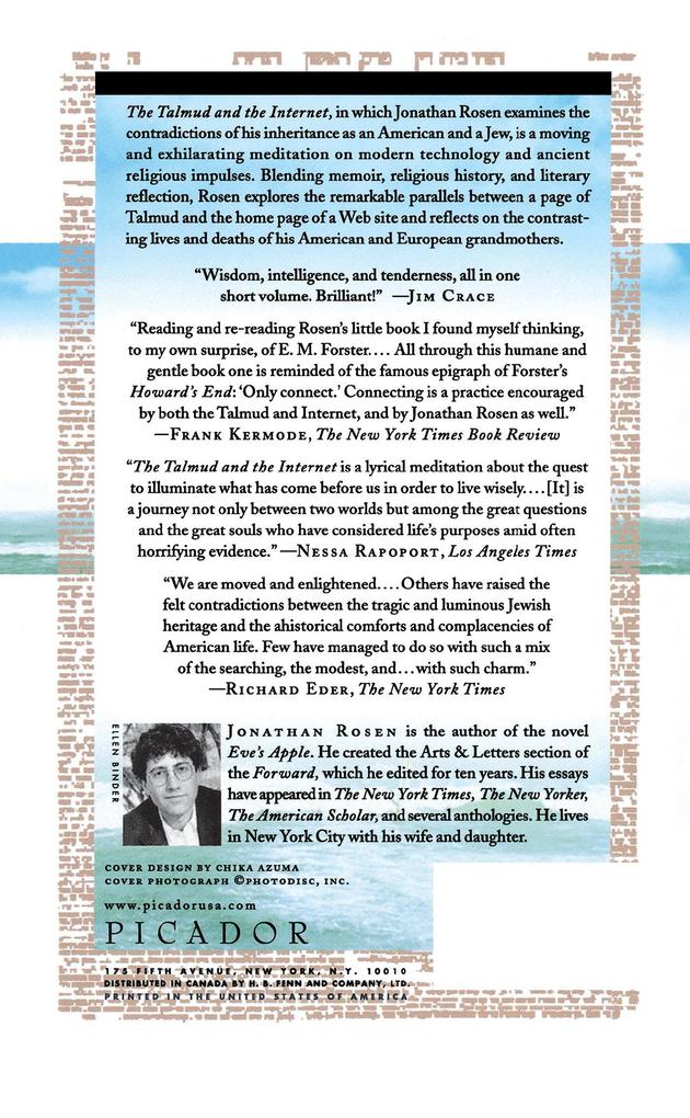 Weitere Ansicht: The Talmud and the Internet | Jonathan Rosen