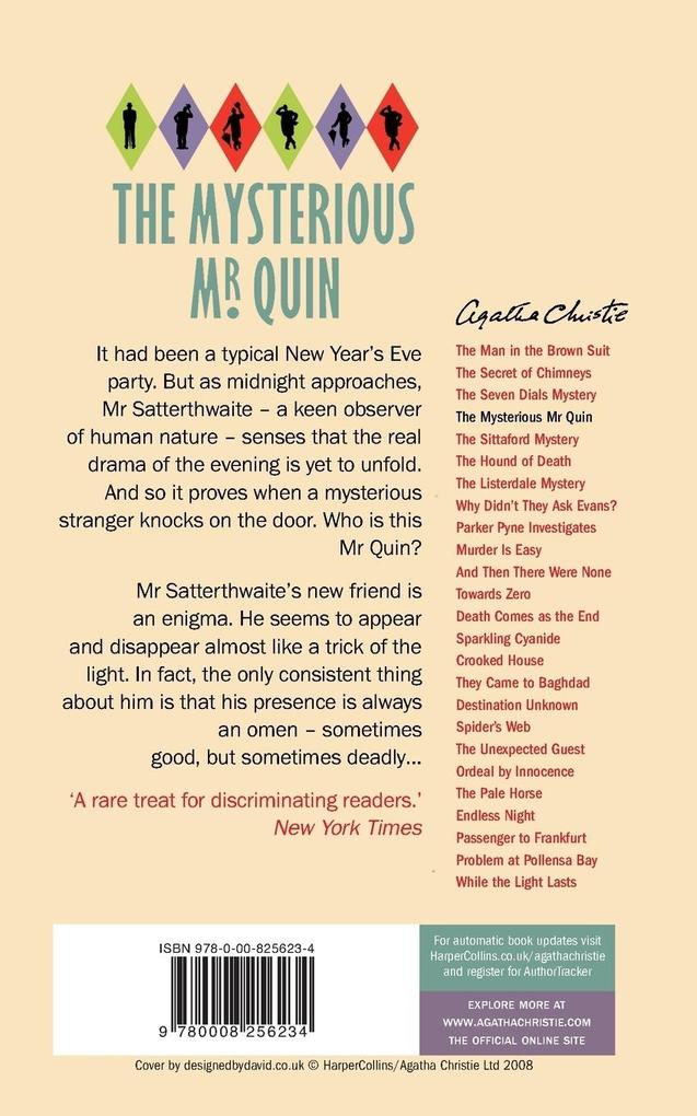 Weitere Ansicht: The Mysterious Mr Quin | Agatha Christie
