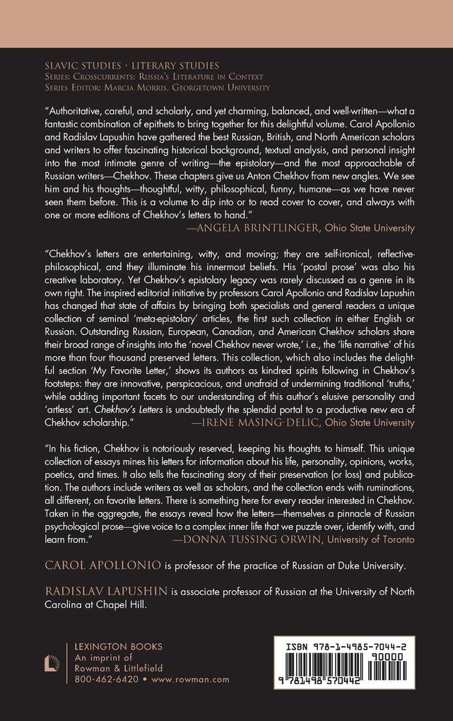 Weitere Ansicht: Chekhov's Letters