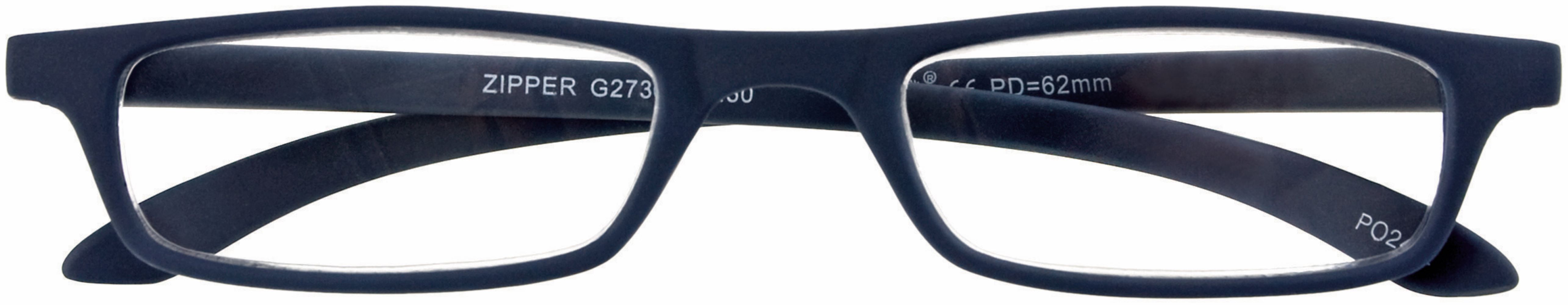 Produktbild: Lesebrille ZIPPER, blau, +2.50 dpt mit Etui