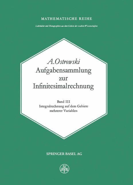Produktbild: Aufgabensammlung zur Infinitesimalrechnung | A. Ostrowski