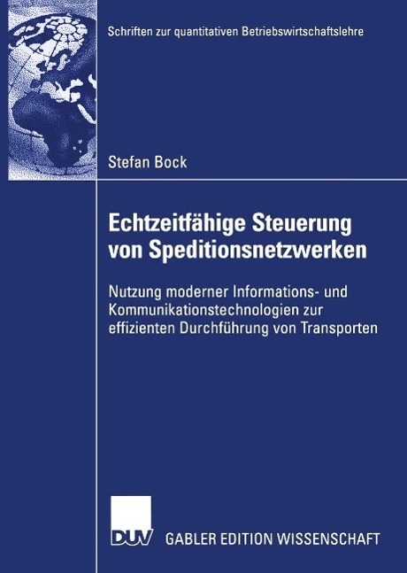 Produktbild: Echtzeitfähige Steuerung von Speditionsnetzwerken | Stefan Bock