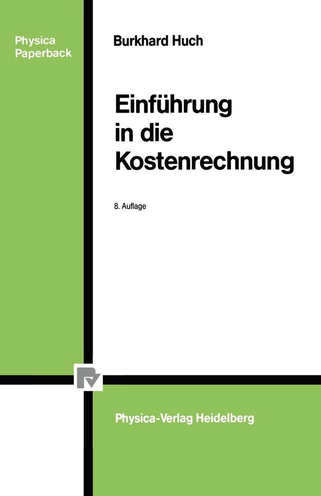 Produktbild: Einführung in die Kostenrechnung | Burkhard Huch