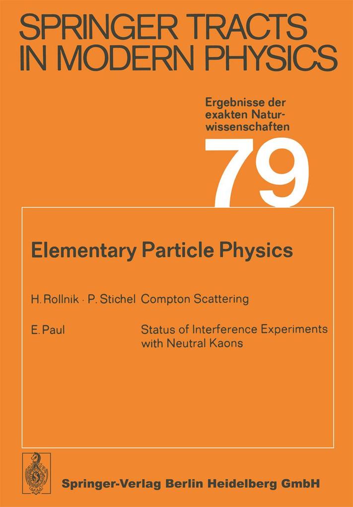Produktbild: Elementary Particle Physics