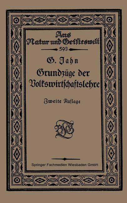 Produktbild: Grundzüge der Volkswirtschaftslehre | Georg Jahn