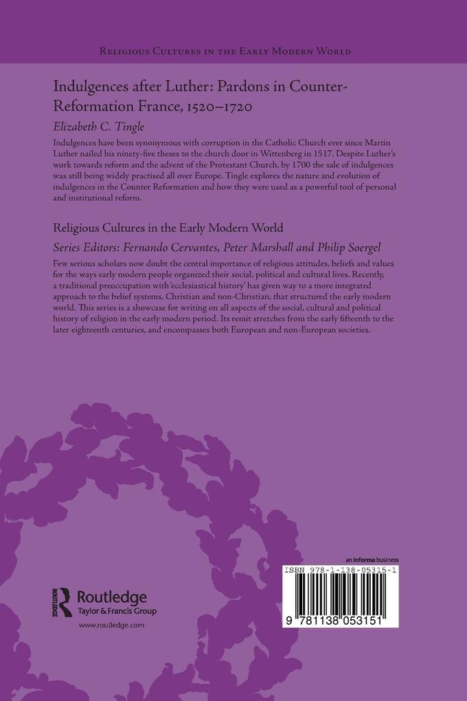 Weitere Ansicht: Indulgences after Luther | Elizabeth C Tingle