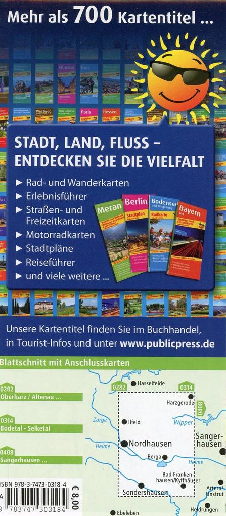 Weitere Ansicht: Südharz - Kyffhäuser 1:50 000