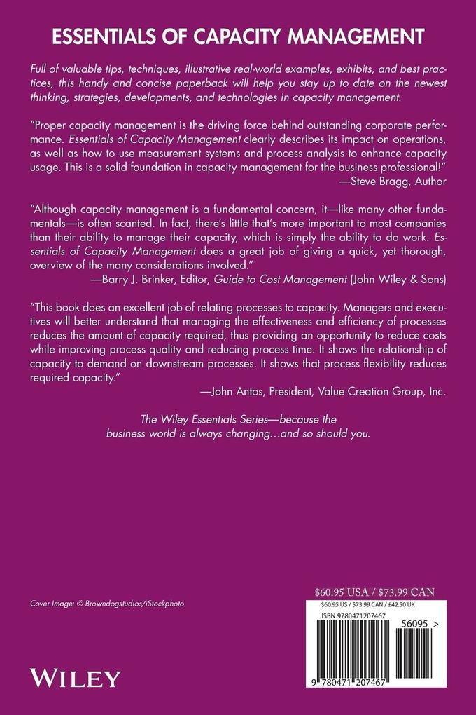 Weitere Ansicht: Essentials of Capacity Management | Yu-Lee