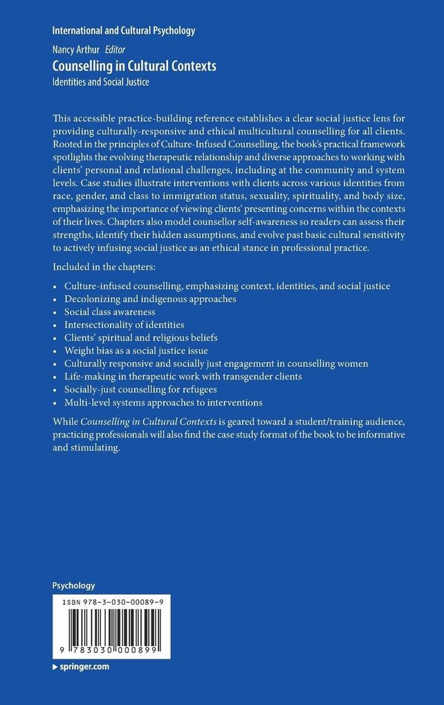 Weitere Ansicht: Counselling in Cultural Contexts