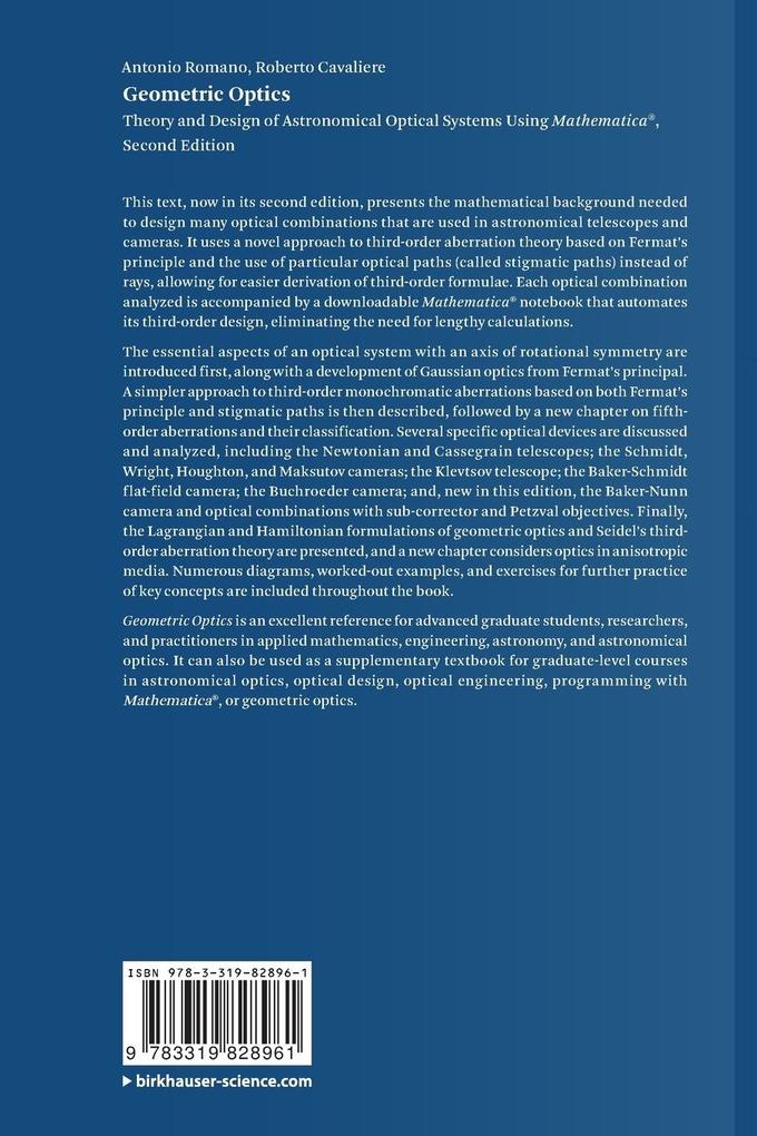 Weitere Ansicht: Geometric Optics | Antonio Romano, Roberto Cavaliere